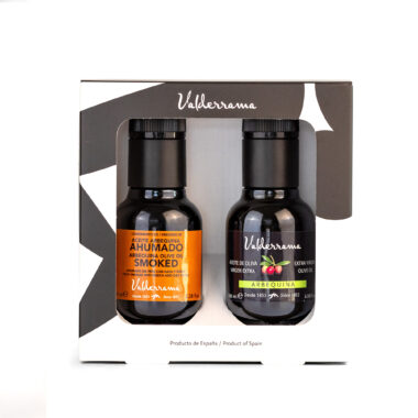 A two 100ml Arbequina and Smoked Oil Bottle Gift Box